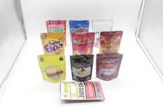 ซื้อ PET กระเป๋าสะพายพืช Mylar สีสว่าง กันกลิ่น ด้วยซิปกันเด็ก online manufacture