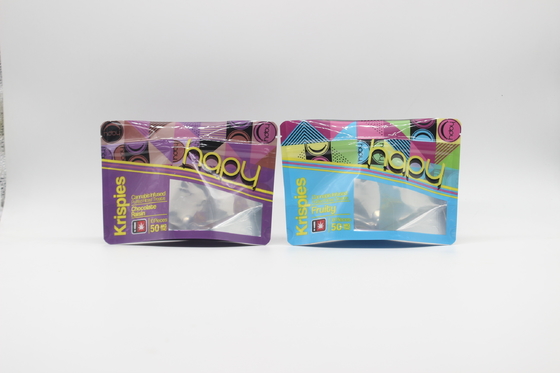 ซื้อ เซลความร้อน Mylar ยืนขึ้นกระเป๋า 3.5G กลิ่นกัน Mylar กระเป๋าสําหรับเมล็ดพืชดอกไม้ online manufacture