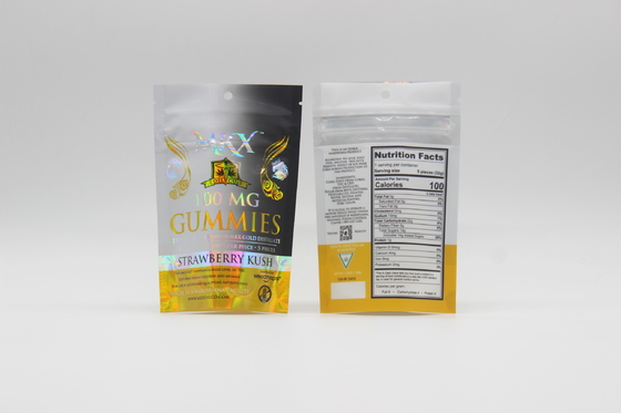 ซื้อ 1 กรัม 3.5 กรัม 7 กรัม Mylar ถุงกัญชา ป้องกันกลิ่น ความหนาตามต้องการ online manufacture