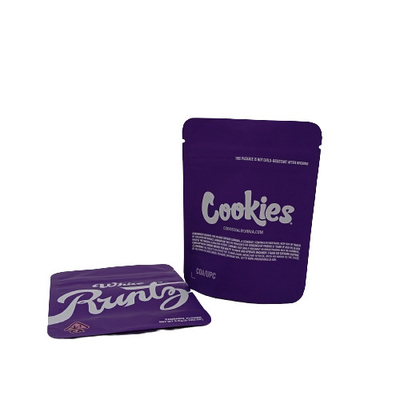 ซื้อ กระเป๋าสะพายพืช Mylar ที่กําหนดเอง พิมพ์ดิจิตอล สามารถปิดใหม่ได้ ด้วยซิปกันเด็ก online manufacture