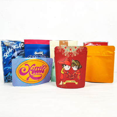 ซื้อ ziplockk ยืนขึ้น Mylar กระเป๋าอาหาร การพิมพ์ Gravure สําหรับชา online manufacture