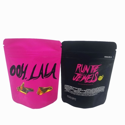 ซื้อ Eco Recyclable Pink Food Stand Up Packaging Bag ถุงบรรจุอาหารที่สามารถใช้ได้หลายครั้ง ถุงกันน้ําที่มีซิป online manufacture