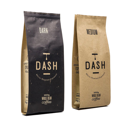 ซื้อ กระเป๋าบรรจุกาแฟประเภทอาหาร กระเป๋ากระดาษครัฟท์ พร้อมวาล์ว online manufacture