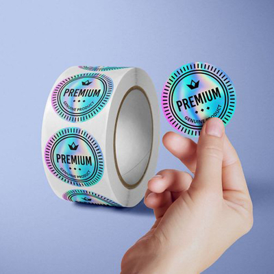 ซื้อ รหัส QR การพิมพ์สติ๊กเกอร์โลหะ Holographic ความหนาตามต้องการ online manufacture