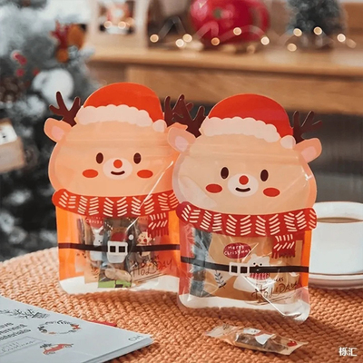 ซื้อ กระเป๋าบรรจุของคริสต์มาส มายลาร์ ซานต้าคลาส รูปแบบสําหรับขนมขนมหวาน online manufacture