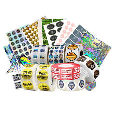 ซื้อ UV Security QR Code Hologram Sticker Label ติดตั้งถาวร / สามารถถอดได้ / แปลงร้อน online manufacture