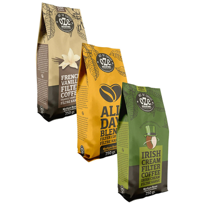 ซื้อ กระเป๋าบรรจุเมล็ดกาแฟขนาด 250 กรัม 500 กรัม 1 กิโลกรัม online manufacture