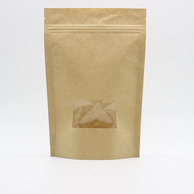 ซื้อ Doypack ดูผ่านกระเป๋า 180 ไมครอน กระเป๋ากระดาษสีน้ําตาล online manufacture