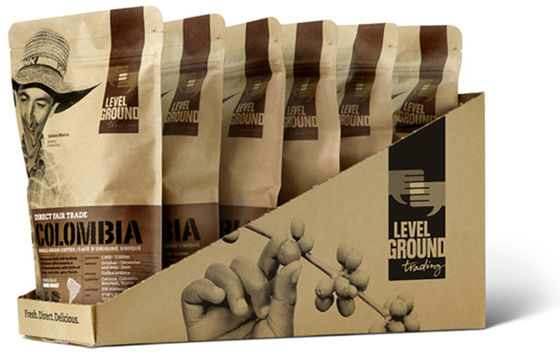 ซื้อ SGS กระเป๋ากระดาษครัฟท์ลาย 3oz 100g กระเป๋ากาแฟพิมพ์ตามสั่ง online manufacture
