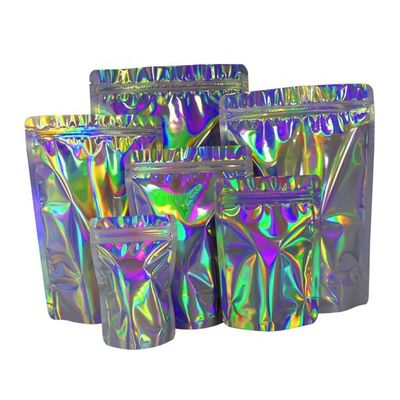 ซื้อ 110 ไมครอน ถุงยืนที่ปิดใหม่ ถุงล่างเรียบ Mylar online manufacture