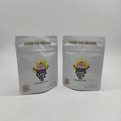ซื้อ OEM พิมพ์ Mylar กระเป๋าแผ่นอัลลูมิเนียม กระเป๋า ziplockk แมท Frosted online manufacture