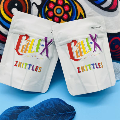 ซื้อ VMPET 120 ไมครอน Mylar ซิปล็อคกระเป๋า Cali X Zkittlez Doypack ปอนด์ Mylar กระเป๋า online manufacture