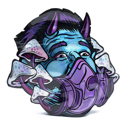 กระเป๋าทรงพิเศษแบบ Custom Holographic ตัดได Mylar กระเป๋าสําหรับการสั่งซื้อ