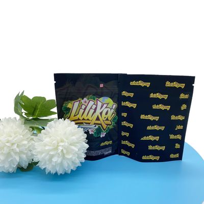 VMPET CR ซิปเปอร์ Soft Touch Mylar Bag 3.5 กรัม สําหรับดอกไม้กัญชา