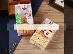 กระเป๋าสะพายของคริสต์มาสต์ที่โปร่งใส สําหรับขนมหวาน